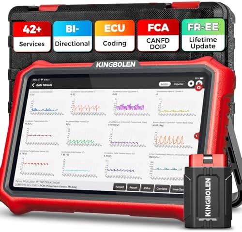 Aparato diagnóstico OBD2 con control bidireccional resets y codificación ECU