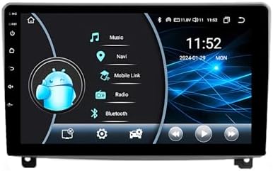 Radio Android para Peugeot 407 con pantalla 9 pulgadas Carplay Bluetooth y GPS