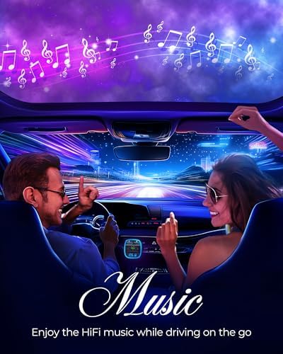 Transmisor FM Bluetooth para auto con reproductor MP3 y puertos USB duales