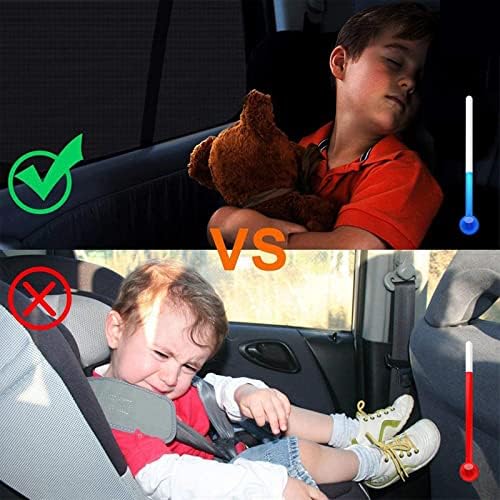 Parasol para ventana lateral de auto con protección UV para niños y mascotas