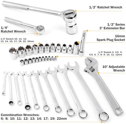 Set DOWELL de 85 Piezas para Mecánica